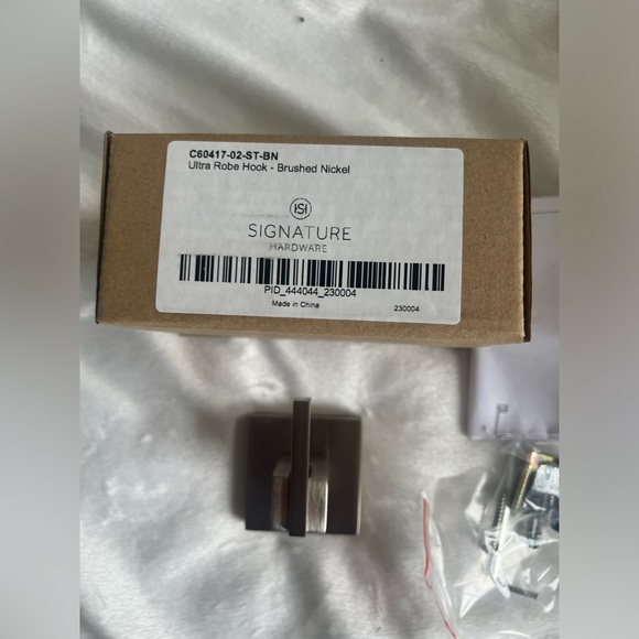 Signature Hardware Ultra Robe Hook Brushed Nickel - Picture 5 of 9